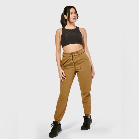 Lululemon x Barry’s Bootcamp Women’s Stretch High Rise Jogger Pants Olive Size 8 - Picture 3 of 10